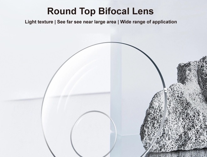 round top bifocal lens round top bifocal lens