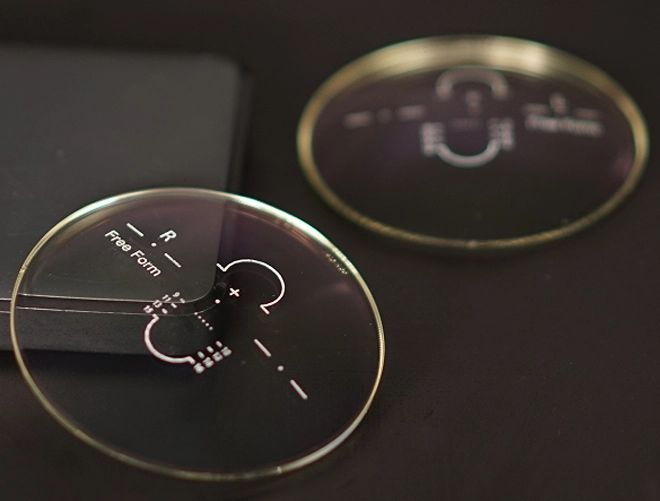 lentes de prescrição com design progressivo free-form personalizadas para laboratório óptico - 2