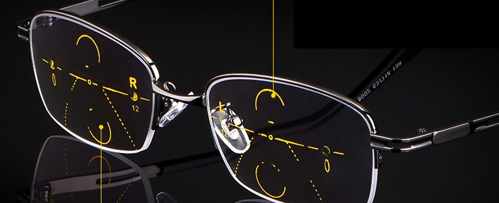 Opções de Personalização para Lentes Progressivas Fotocromáticas 1.56 na Crystal Optical