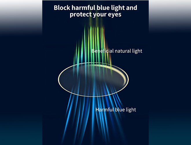 Especificação da lente 1.56 UV420 anti luz azul ASP proteção azul SHMC