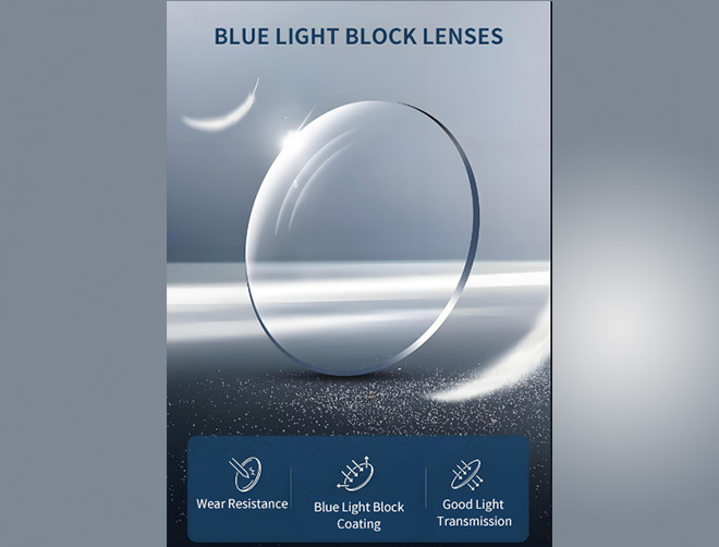 lentes de alto índice 1,67 UV420 com bloqueio de luz azul para óculos